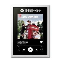Quadro Interativo Spotify One Direction - Little Things - Imperium Posters