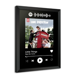 Quadro Interativo Spotify One Direction - Little Things