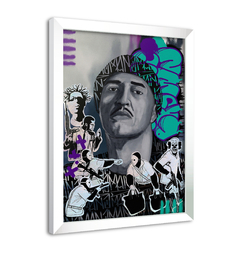 Quadro Poster Decorativo Mano Brown- Racionais MC's na internet