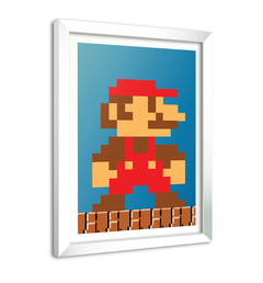 Quadro Poster Decorativo Mario - Imperium Posters