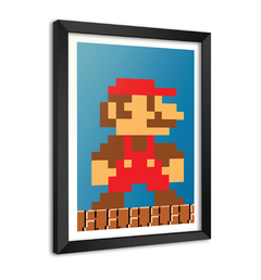 Quadro Poster Decorativo Mario