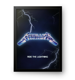 Quadro Poster Decorativo Metallica - comprar online