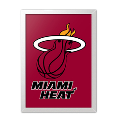 Quadro Poster Decorativo Miami Heat NBA - Imperium Posters