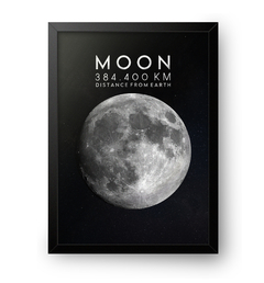 Quadro Poster Decorativo Lua - comprar online