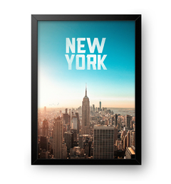 Quadro Poster Decorativo Cidade Nova York - comprar online