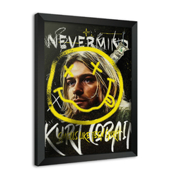 Quadro Poster Decorativo Nirvana Kurt Cobain