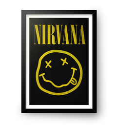 Quadro Poster Decorativo Nirvana - comprar online