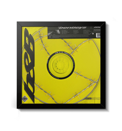 Quadro Álbum Decorativo Post Malone - Beerbongs & Bentleys