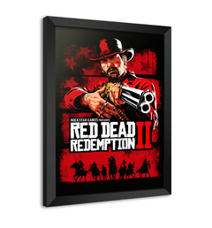 Quadro Poster Decorativo Red Dead Redeption 2