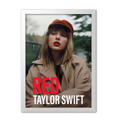 Quadro Poster Decorativo Taylor Swift RED - Imperium Posters