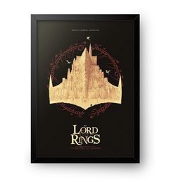 Quadro Poster Decorativo Senhor Dos Anéis - O Retorno Do Rei - comprar online