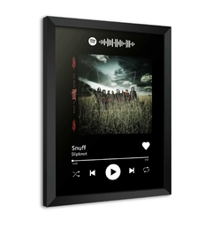 Quadro Interativo Spotify Slipknot - Snuff
