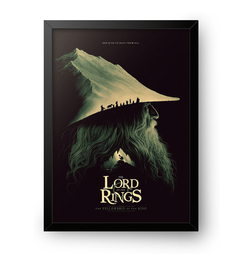 Quadro Poster Decorativo Senhor Dos Anéis - A Sociedade Do Anel - comprar online