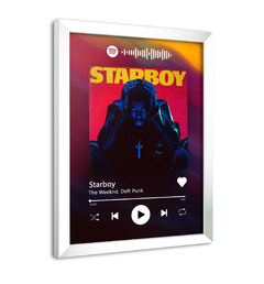 Quadro Interativo do Spotify The Weeknd - Starboy na internet