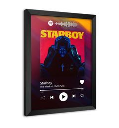 Quadro Interativo do Spotify The Weeknd - Starboy