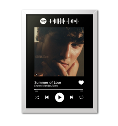 Quadro Interativo Spotify Shawn Mendes - Summer - Imperium Posters