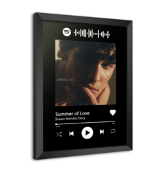 Quadro Interativo Spotify Shawn Mendes - Summer