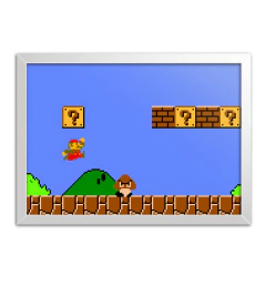 Quadro Poster Decorativo Super Mario - comprar online