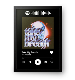 Quadro Interativo Spotify The Weeknd - Take My Breath - comprar online