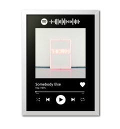 Quadro Interativo Spotify The 1975 - Somebody Else - Imperium Posters