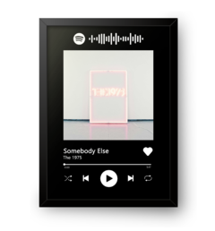 Quadro Interativo Spotify The 1975 - Somebody Else - comprar online