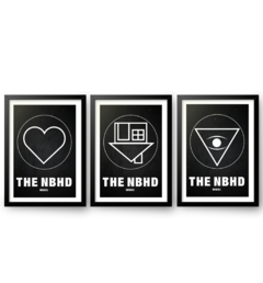 Kit Quadros Decorativos Banda The Neighbourhood - comprar online