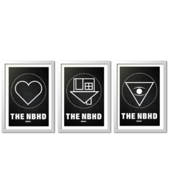 Kit Quadros Decorativos Banda The Neighbourhood - Imperium Posters