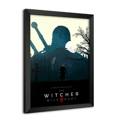 Quadro Poster Decorativo The Witcher 3