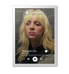 Quadro Interativo do Spotify Billie Eilish - Therefore I Am - Imperium Posters