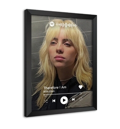 Quadro Interativo do Spotify Billie Eilish - Therefore I Am