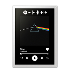 Quadro Interativo do Spotify Time - Pink Floyd - Imperium Posters