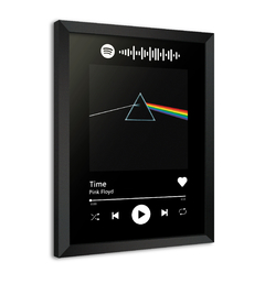 Quadro Interativo do Spotify Time - Pink Floyd