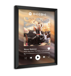 Quadro Interativo do Spotify Veigh - Novo Balanço