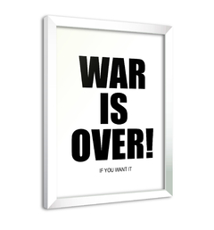 Quadro Poster Decorativo War is Over - Imperium Posters