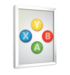 Quadro Poster Decorativo Xbox Controle - Imperium Posters