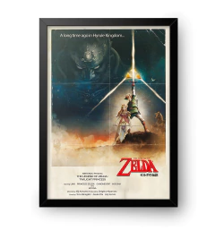 Quadro Poster Decorativo The Legend Of Zelda - comprar online