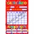 Calendário vermelho com espaços para ano, mês, dia da semana e aniversários.