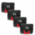 JOGO DE LIGAS PRETO GLITTER VERMELHO - comprar online