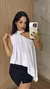 BLUSA ASSIMÉTRICA CREPINHO - loja online