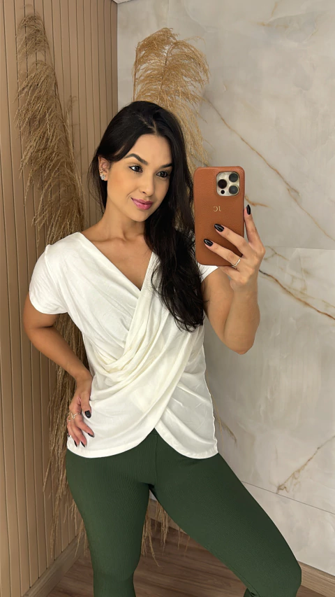 BLUSA MALHA TRANSPASSADA 0109 - comprar online