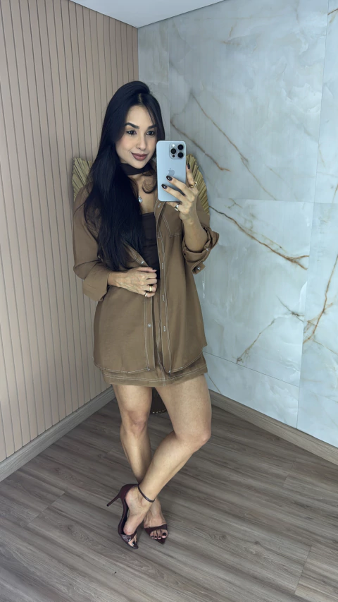 CONJUNTO ALFAIATARIA SENSORIAL CAMISA E SHORT SAIA 0241 - comprar online