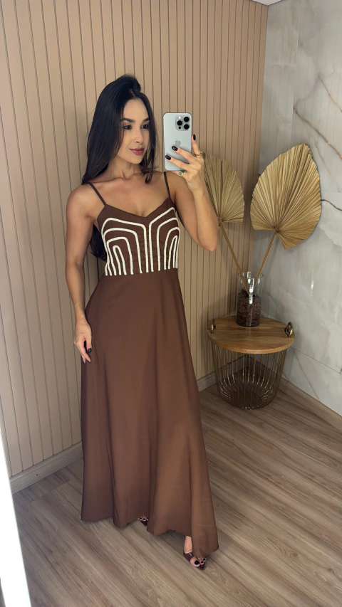 VESTIDO VISCOSARJA CORDA 0342 - comprar online