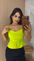 BLUSA CREPE PEPLUM - comprar online