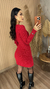 VESTIDO TRICOT MODAL DECOTE V - loja online