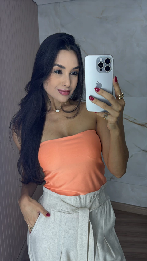 BLUSA POLIAMIDA SEM ALÇA 0198 - comprar online