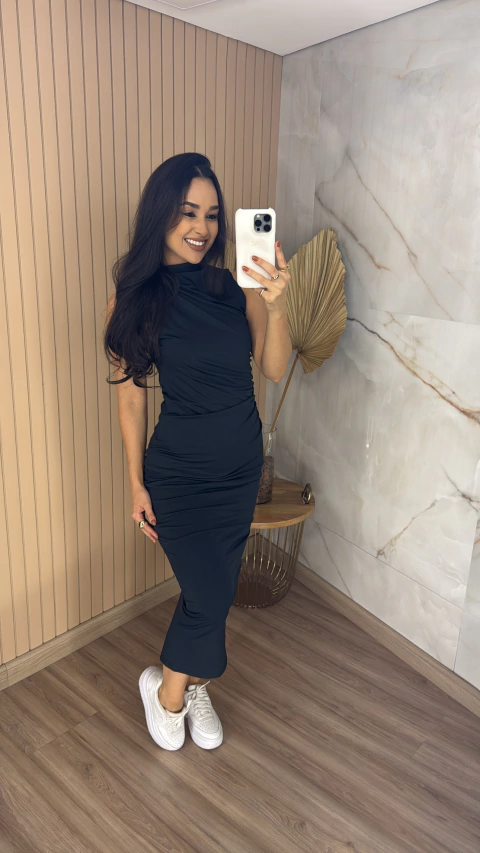 VESTIDO POLIAMIDA ZARA 0063 - comprar online