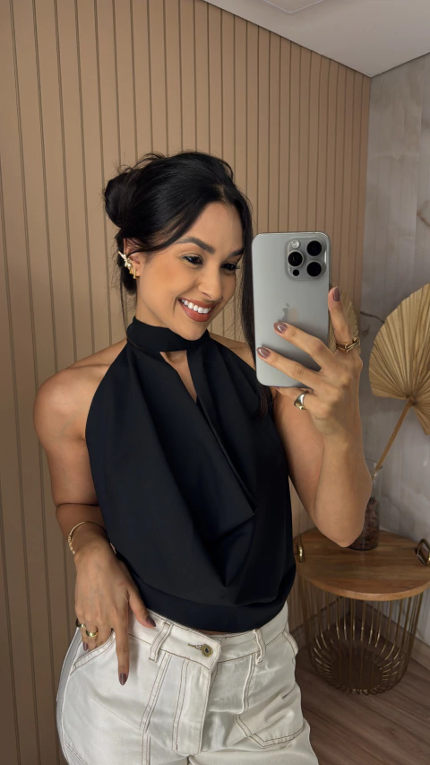 BLUSA CREPINHO GOLA 0354 - comprar online