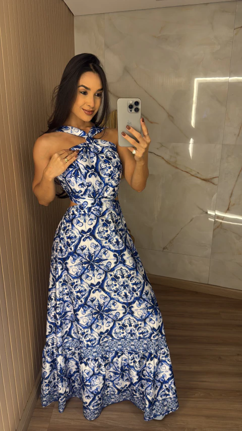 VESTIDO FRENTE ÚNICA AMARRAÇÃO 0188 - comprar online