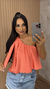 BLUSA CREPINHO OMBRO SÓ - loja online