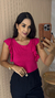 BLUSA MALHA COM DETALHE EM BABADO - comprar online